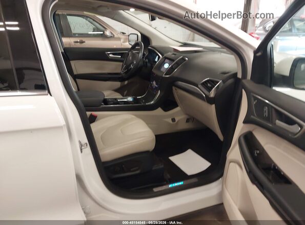 2FMPK4K9XLBB21130 2020 FORD EDGE White Front interior view