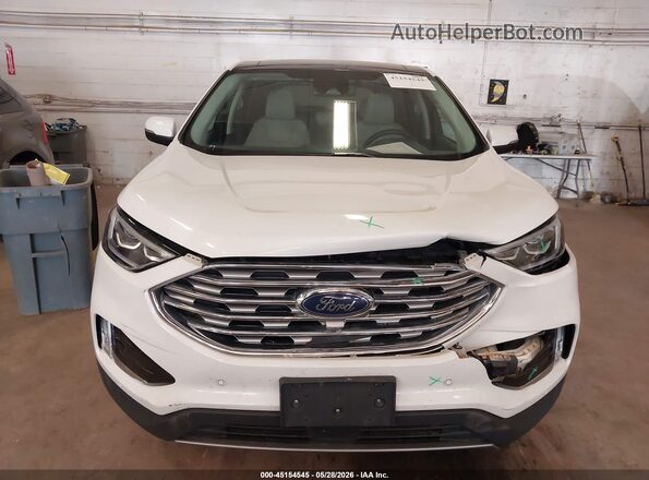 2FMPK4K9XLBB21130 2020 FORD EDGE White Instrument cluster view