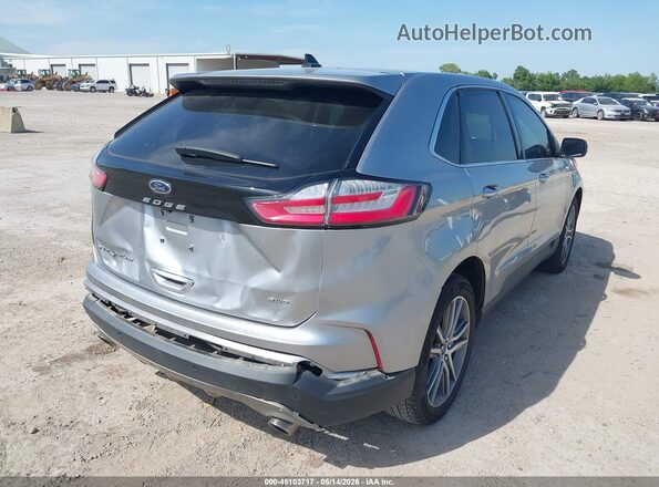 2FMPK4K9XNBA70117 2022 FORD EDGE Серебряный Задняя правая четверть