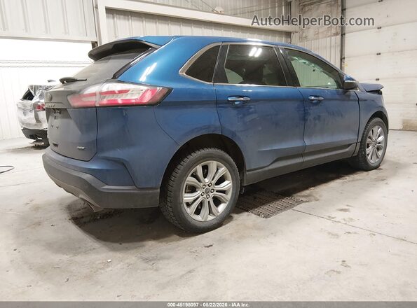 2FMPK4K9XRBA80488 2024 FORD EDGE Blue Задня права чверть