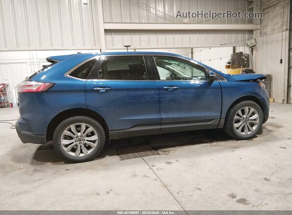 2FMPK4K9XRBA80488 2024 FORD EDGE Blue Вид задньої частини салону