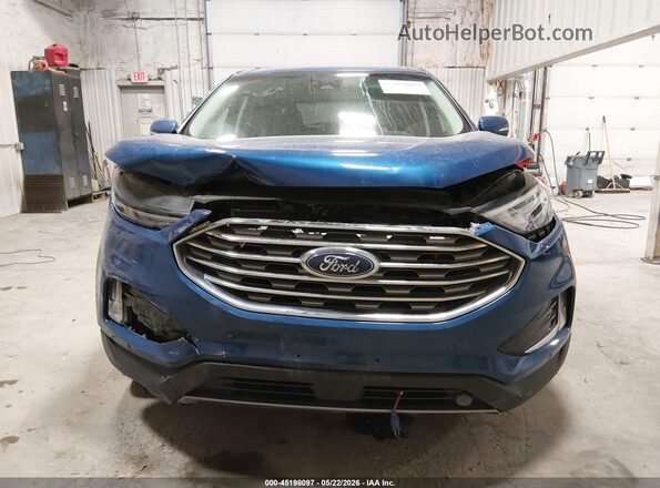 2FMPK4K9XRBA80488 2024 FORD EDGE Blue Вид щитка приладів