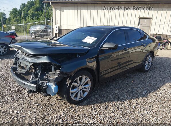 2G1105S31J9165368 2018 CHEVROLET IMPALA Black Առջևի ձախ երեք քառորդ տեսարան