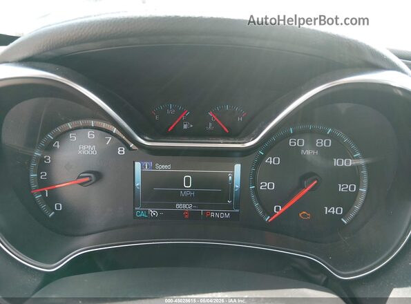 2G1105S31L9104489 2020 CHEVROLET IMPALA Gray Հետևի նստատեղերի տեսք