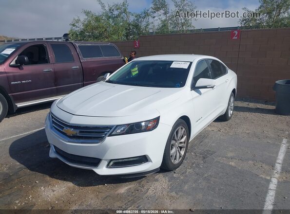 2G1105S32J9146182 2018 CHEVROLET IMPALA White Vista tres cuartos delantera izquierda
