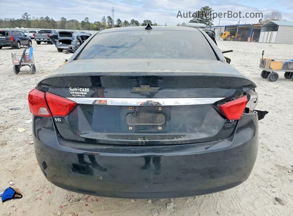 2G1105S33H9103366 2017 CHEVROLET IMPALA Black Вид ззаду