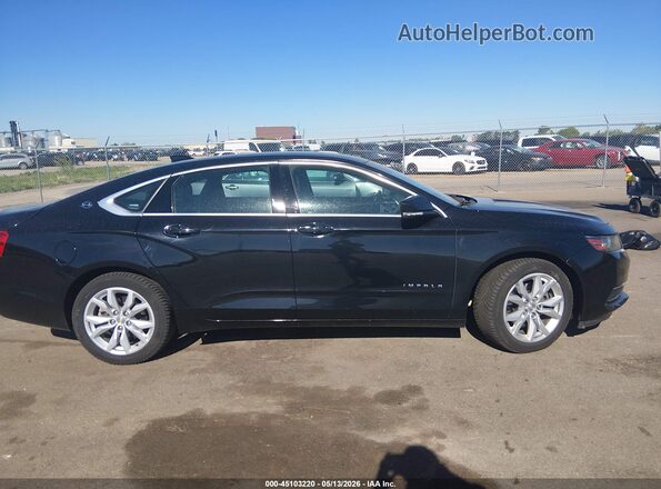 2G1105S34H9100427 2017 CHEVROLET IMPALA Black უკანა სალონის ხედი