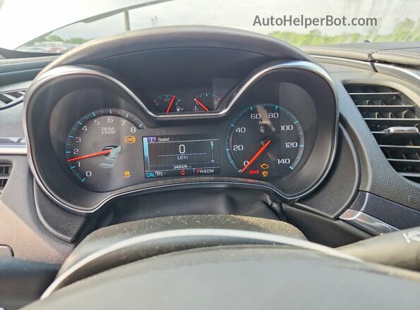 2G1105S35H9112263 2017 CHEVROLET IMPALA Gray Vista del cuadro de instrumentos
