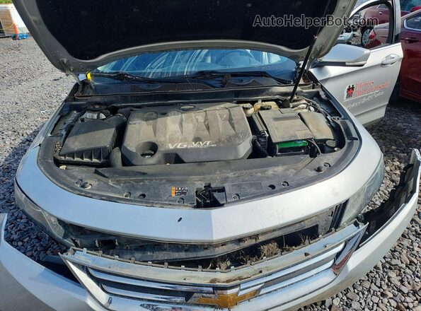 2G1105S35H9112263 2017 CHEVROLET IMPALA Gray Vista interior trasera