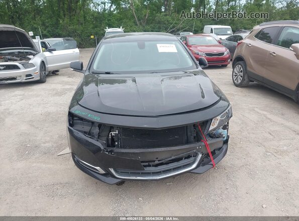 2G1105S35H9160345 2017 CHEVROLET IMPALA Black Դիմացի տեսք