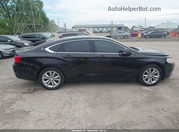 2G1105S35H9160345 2017 CHEVROLET IMPALA Black Սալոնի հետևի տեսք