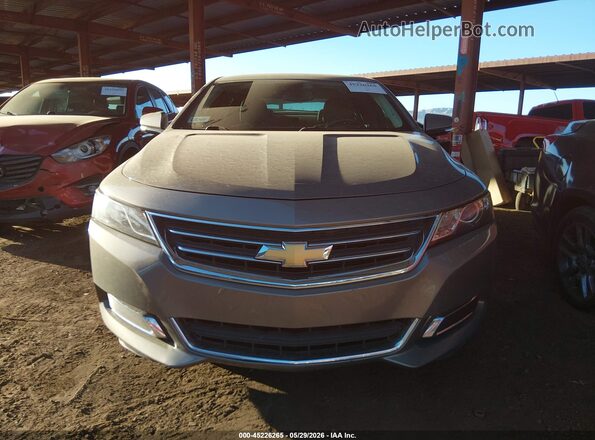 2G1105S37H9172867 2017 CHEVROLET IMPALA Gray უკანა სალონის ხედი