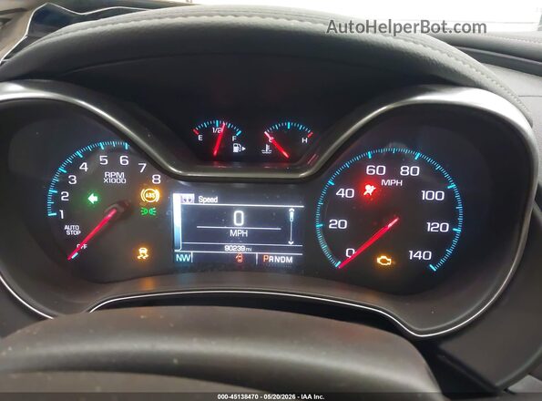 2G1105SA0G9171833 2016 CHEVROLET IMPALA White Հետևի նստատեղերի տեսք