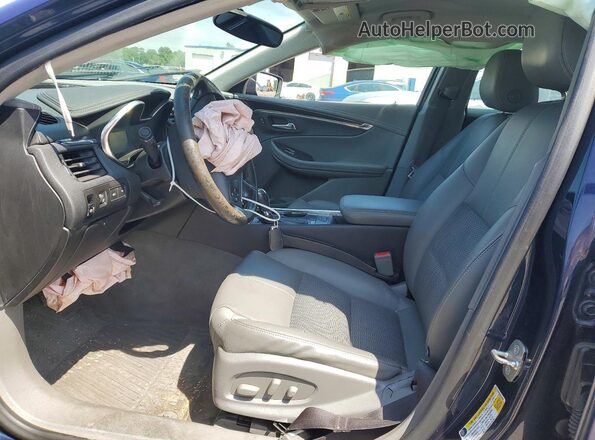 2G1105SA3G9168585 2016 CHEVROLET IMPALA Blue წინა სალონის ხედი