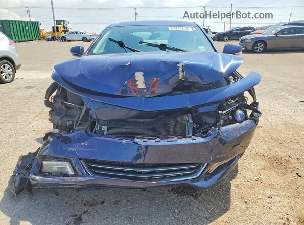2G1105SA3G9168585 2016 CHEVROLET IMPALA Blue წინა ხედი