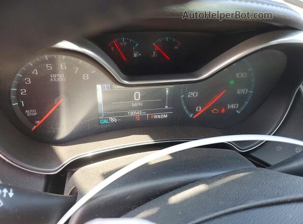 2G1105SA3G9168585 2016 CHEVROLET IMPALA Blue ხელსაწყოთა პანელის ხედი