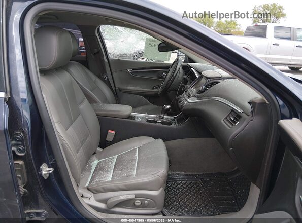 2G1105SA3H9134339 2017 CHEVROLET IMPALA Dark Blue Вид салона спереди