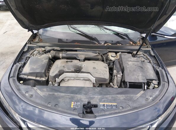2G1105SA3H9134339 2017 CHEVROLET IMPALA Dark Blue Вид сзади