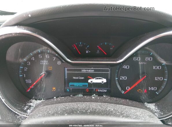 2G1105SA3H9134339 2017 CHEVROLET IMPALA Dark Blue Вид задних сидений