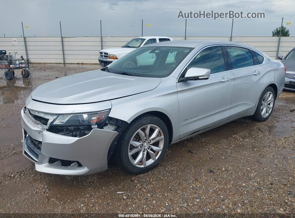 2G1105SA6H9184751 2017 CHEVROLET IMPALA Silver წინა მარცხენა ხედი სამი მეოთხედიდან