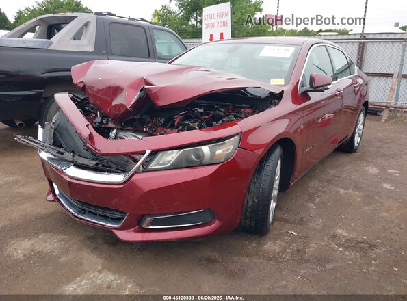 2G1105SA7H9139298 2017 CHEVROLET IMPALA Red Vista tres cuartos delantera izquierda