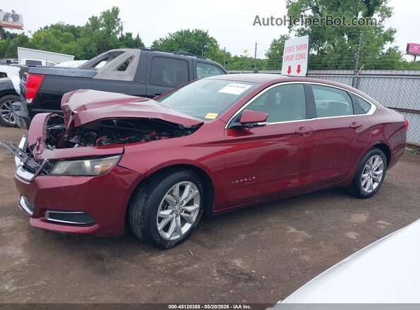 2G1105SA7H9139298 2017 CHEVROLET IMPALA Red Vista interior de 360 grados