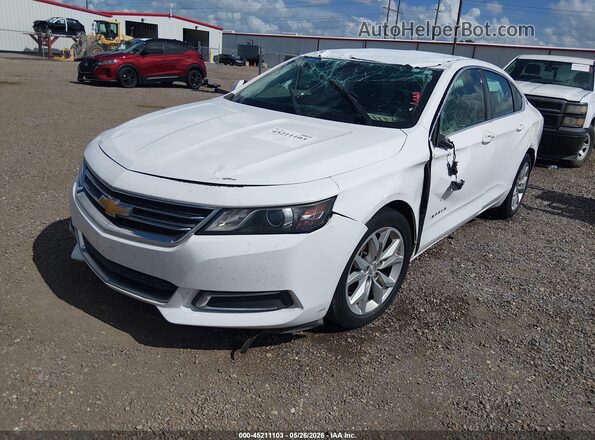 2G1105SA8G9142709 2016 CHEVROLET IMPALA White Առջևի ձախ երեք քառորդ տեսարան