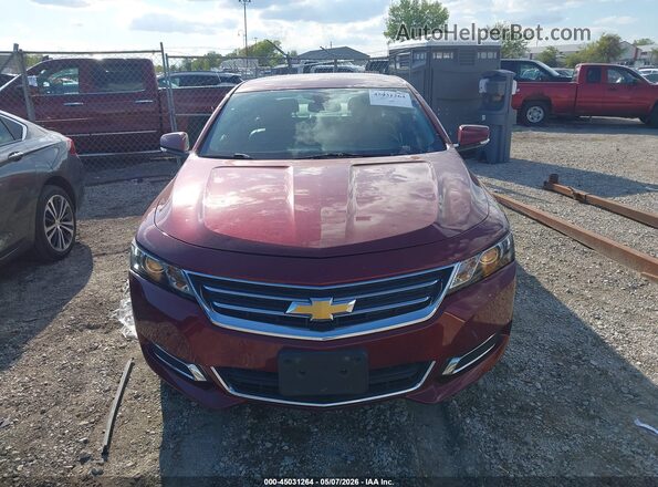2G1105SA8G9155914 2016 CHEVROLET IMPALA Red Widok zestawu wskaźników