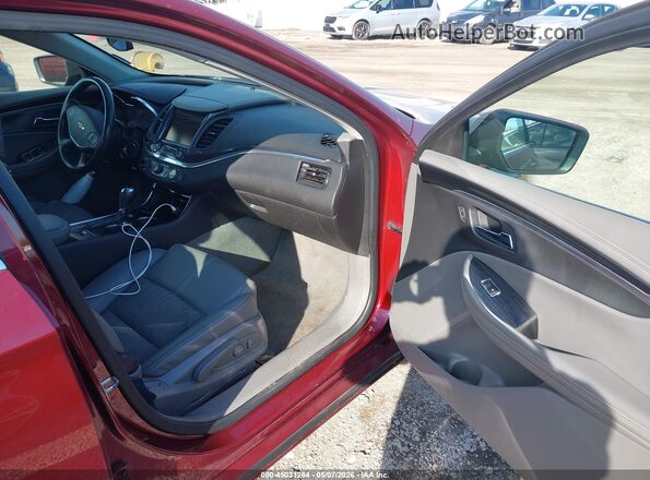 2G1105SA8G9155914 2016 CHEVROLET IMPALA Red Widok wnętrza z przodu