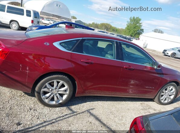 2G1105SA8G9155914 2016 CHEVROLET IMPALA Red Widok wnętrza z tyłu