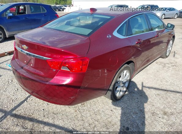 2G1105SA8G9155914 2016 CHEVROLET IMPALA Red Tył prawy