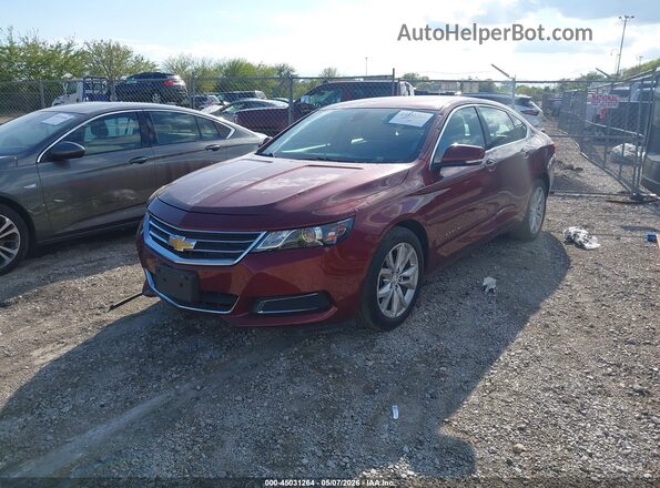 2G1105SA8G9155914 2016 CHEVROLET IMPALA Red Przód lewy