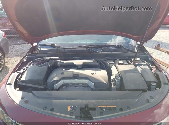 2G1105SA8G9155914 2016 CHEVROLET IMPALA Red Widok z tyłu
