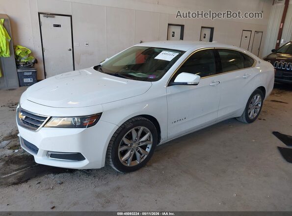 2G1105SA8H9137916 2017 CHEVROLET IMPALA White Przód lewy