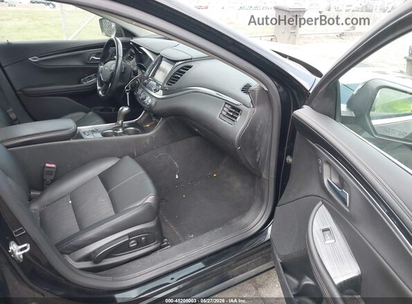 2G1105SAXH9172022 2017 CHEVROLET IMPALA Black Widok wnętrza z przodu