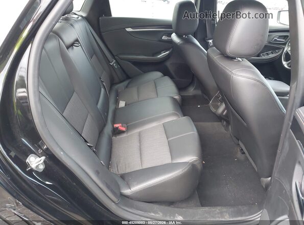 2G1105SAXH9172022 2017 CHEVROLET IMPALA Black Widok naklejki z numerem VIN