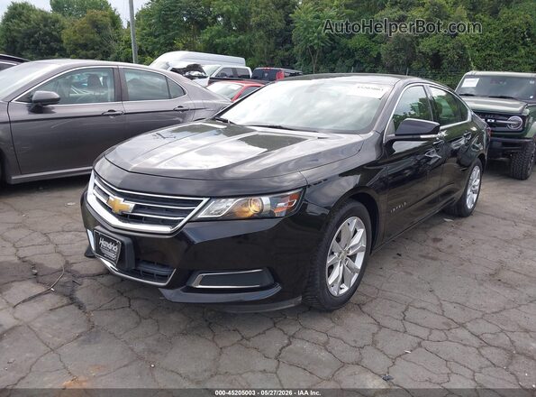 2G1105SAXH9172022 2017 CHEVROLET IMPALA Black Przód lewy
