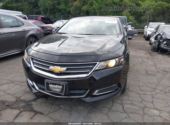 2G1105SAXH9172022 2017 CHEVROLET IMPALA Black Widok zestawu wskaźników