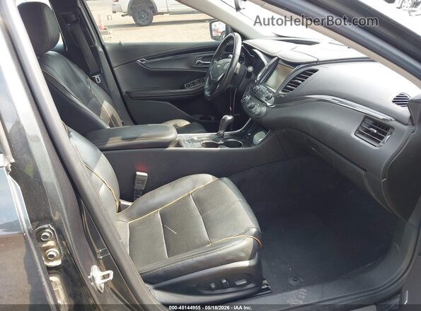 2G1125S34J9141608 2018 CHEVROLET IMPALA Gray წინა სალონის ხედი