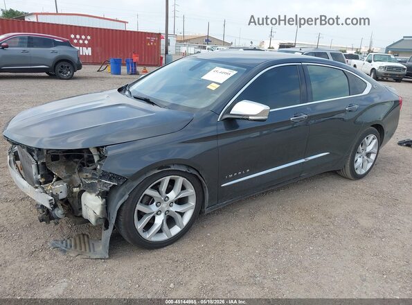 2G1125S34J9141608 2018 CHEVROLET IMPALA Gray წინა მარცხენა ხედი სამი მეოთხედიდან