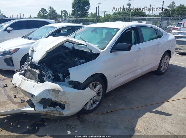 2G11X5S32H9103502 2017 CHEVROLET IMPALA White წინა მარცხენა ხედი სამი მეოთხედიდან
