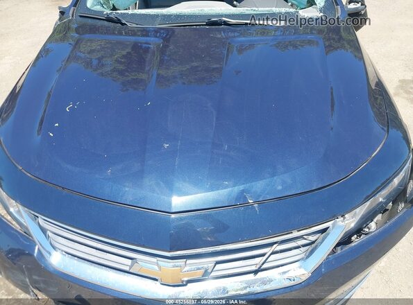 2G11Z5SA0J9108874 2018 CHEVROLET IMPALA Blue Հետևի տեսք