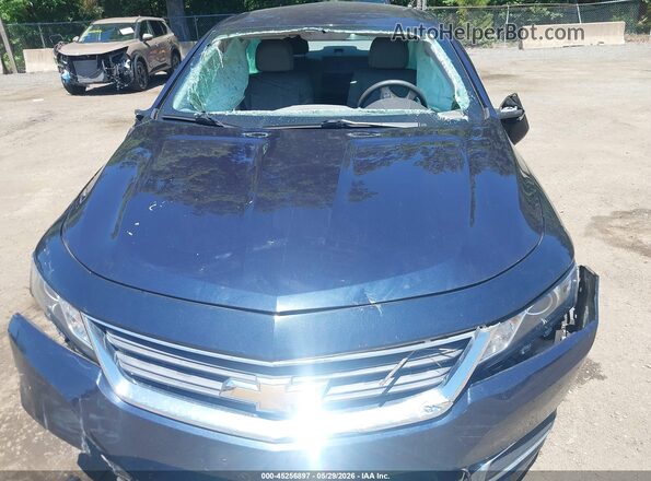 2G11Z5SA0J9108874 2018 CHEVROLET IMPALA Blue Դիմացի տեսք