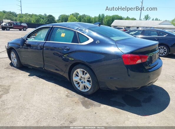 2G11Z5SA0J9108874 2018 CHEVROLET IMPALA Blue Հետևի ձախ