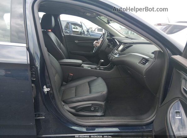 2G11Z5SA0K9154206 2019 CHEVROLET IMPALA Dark Blue Widok wnętrza z przodu