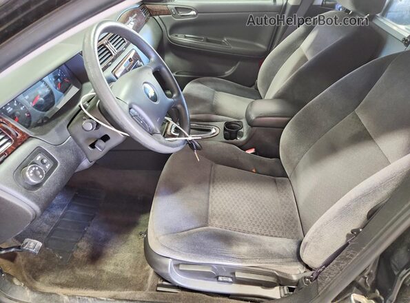 2G1WA5E38G1132017 2016 CHEVROLET IMPALA Black წინა სალონის ხედი