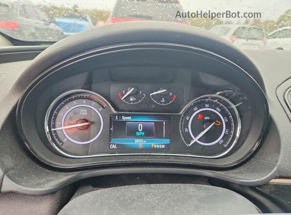 2G4GK5EX6G9208181 2016 BUICK REGAL White Widok zestawu wskaźników
