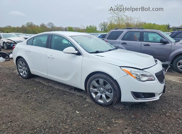 2G4GK5EX6G9208181 2016 BUICK REGAL White Przód prawy