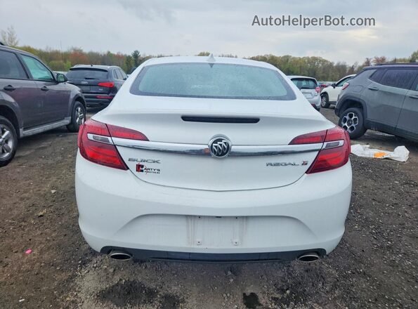 2G4GK5EX6G9208181 2016 BUICK REGAL White Widok z tyłu
