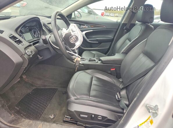 2G4GK5EX6G9208181 2016 BUICK REGAL White Widok wnętrza z przodu